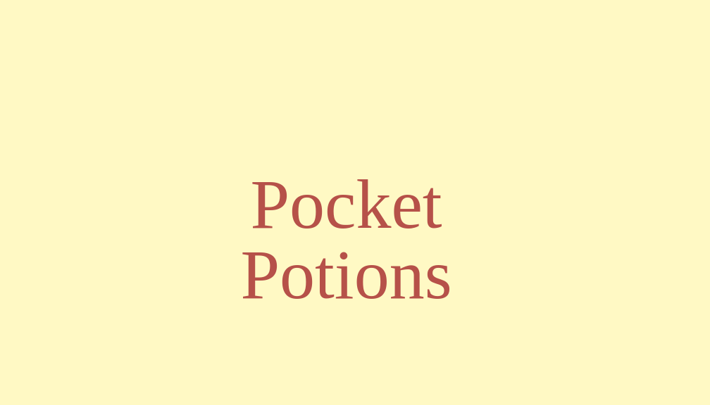 Pocket Potions 